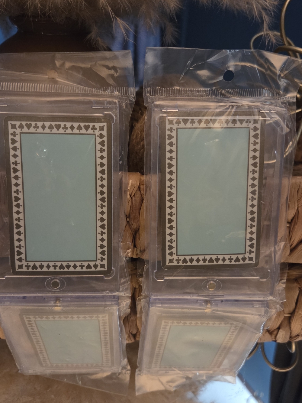 Tiffany & Co. Vintage Playing Cards Ace Pair w/ Authentication Copy